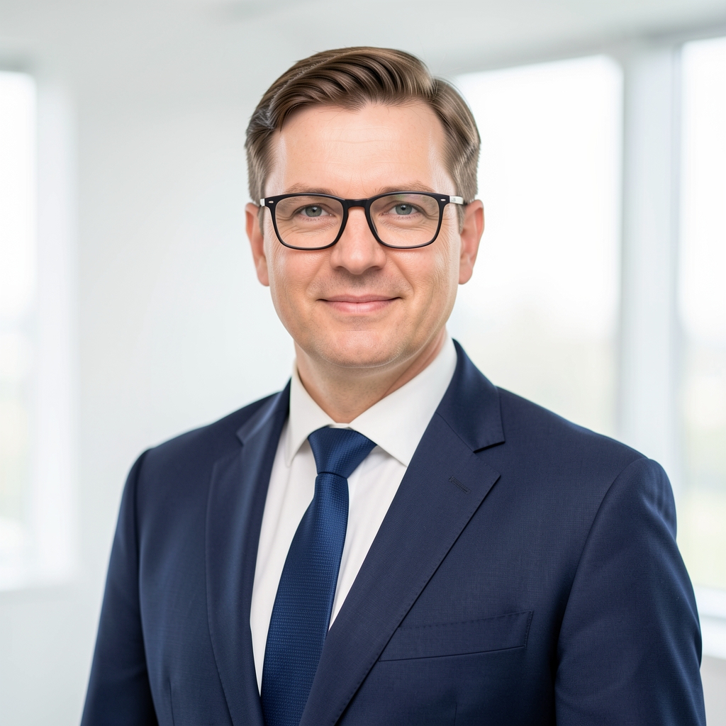 Dr. Horváth Ádám, középkorú magyar férfi, barna haj, szemüveg, formális öltöny, fehér háttér előtt